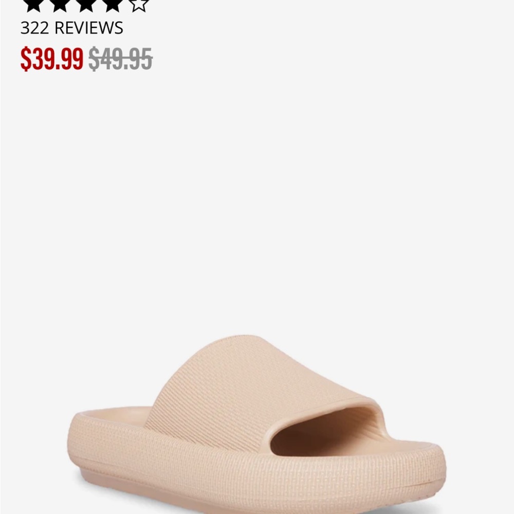 Steve Madden slides in nude
